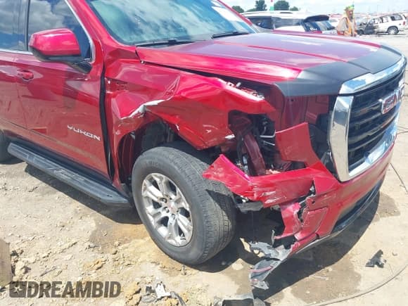 ✅ 2022 GMC Yukon SLE • VIN: 1GKS2AKD2NR333199 • Lot: 42394383. Listed on IAAI with 39,607 mi. Free auction sales archive from the USA and detailed vehicle history report at DreamBid. Image 6.