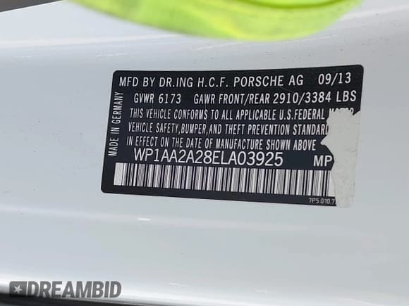 ✅ 2014 Porsche Cayenne • VIN: WP1AA2A28ELA03925 • Лот: 42514776. Опубликован ранее на IAAI с пробегом 203 463 миль. Бесплатный доступ к архиву аукционных продаж из США и подробный отчёт об истории автомобиля на DreamBid. Изображение 9.