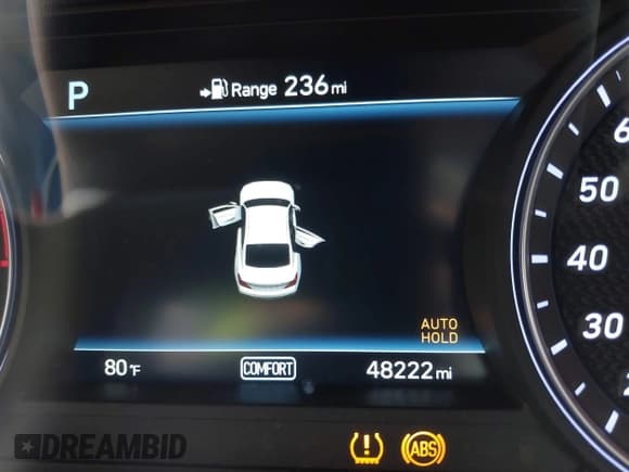 ✅ 2019 Genesis G70 Advanced • VIN: KMTG44LA2KU034212 • Lot: 41780111. Listed on IAAI with 48,222 mi. Free auction sales archive from the USA and detailed vehicle history report at DreamBid. Image 15.