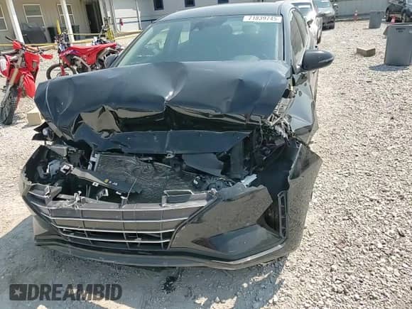 2019 Hyundai Elantra Limited with VIN 5NPD84LF2KH475625, listed as a Copart auction lot 71839745 with 93,235 mi miles and Salvage title. Bid and sale history available at DreamBid. Image 13.