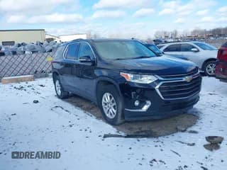 ✅ 2018 Chevrolet Traverse LT Cloth • VIN: 1GNEVMKW9JJ210079 • Lot: 41548733. Wystawiony na IAAI z przebiegiem 106 698 mil. Bezpłatny archiwum sprzedaży aukcyjnych z USA i szczegółowy raport historii pojazdu na DreamBid. Zdjęcie 1.