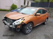 ✅ 2016 Nissan Murano SL • VIN: 5N1AZ2MH4GN102996 • Lot: 43318882. Wystawiony na IAAI z przebiegiem 192 497 mil. Bezpłatny archiwum sprzedaży aukcyjnych z USA i szczegółowy raport historii pojazdu na DreamBid. Zdjęcie 2.