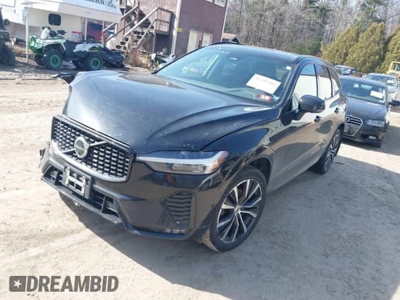 ✅ 2023 Volvo XC60 Plus Dark Theme • VIN: YV4L12RW1P1226384 • Lot: 41798305. Listed on IAAI with 88,622 mi. Free auction sales archive from the USA and detailed vehicle history report at DreamBid. Image 2.