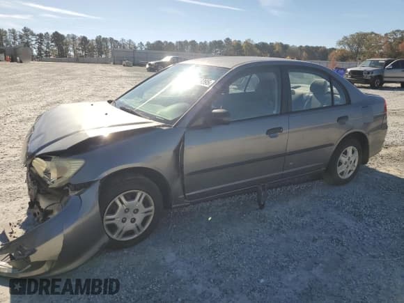 ✅ 2005 Honda Civic VP • VIN: 1HGES16385L005218 • Lot: 91369395. Listed on Copart with 224,306 mi. Free auction sales archive from the USA and detailed vehicle history report at DreamBid. Image 1.