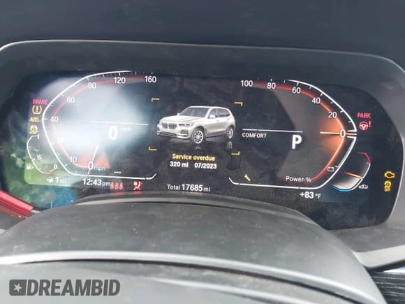 ✅ 2022 BMW X7 xDrive40i • VIN: 5UXCW2C04N9K12744 • Lot: 43829111. Listed on IAAI with 17,685 mi. Free auction sales archive from the USA and detailed vehicle history report at DreamBid. Image 7.