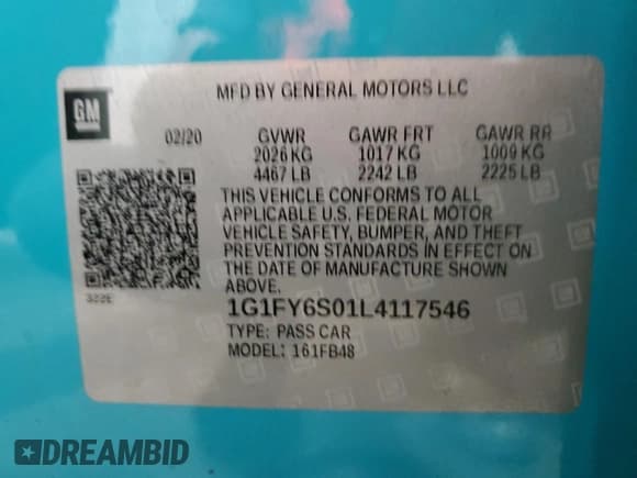 ✅ 2020 Chevrolet Bolt EV LT • VIN: 1G1FY6S01L4117546 • Lot: 58199484. Wystawiony na Copart z przebiegiem 36 631 mil. Bezpłatny archiwum sprzedaży aukcyjnych z USA i szczegółowy raport historii pojazdu na DreamBid. Zdjęcie 13.