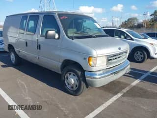 ✅ 2001 Ford Econoline Cargo • VIN: 1FTNE24L61HA30341 • Lot: 43708056. Listed on IAAI with 106,747 mi. Free auction sales archive from the USA and detailed vehicle history report at DreamBid. Image 1.