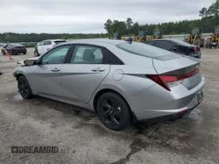 2022 Hyundai Elantra SEL with VIN 5NPLM4AG4NH077842, listed as a Copart auction lot 67356745 with 51,467 mi miles and Salvage title. Bid and sale history available at DreamBid. Image 2.