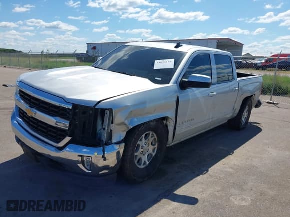 ✅ 2017 Chevrolet Silverado 1500 LT • VIN: 3GCUKREC2HG165025 • Lot: 43055155. Listed on IAAI with 160,381 mi. Free auction sales archive from the USA and detailed vehicle history report at DreamBid. Image 2.
