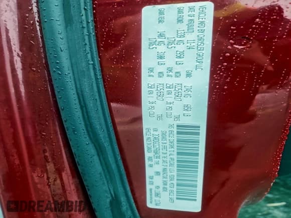 ✅ 2015 Dodge Grand Caravan SXT • VIN: 2C4RDGCG2FR604399 • Lot: 94429305. Listed on Copart with 93,443 mi. Free auction sales archive from the USA and detailed vehicle history report at DreamBid. Image 13.