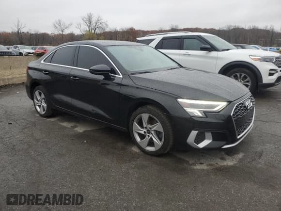 ✅ 2023 Audi A3 Premium • VIN: WAUGUDGY8PA124458 • Lot: 91473745. Wystawiony na Copart z przebiegiem 42 916 mil. Bezpłatny archiwum sprzedaży aukcyjnych z USA i szczegółowy raport historii pojazdu na DreamBid. Zdjęcie 4.