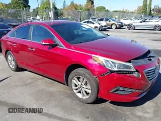✅ 2015 Hyundai Sonata Eco • VIN: 5NPE24AA7FH218768 • Лот: 43570822. Опубликован ранее на IAAI с пробегом Не указан. Бесплатный доступ к архиву аукционных продаж из США и подробный отчёт об истории автомобиля на DreamBid. Изображение 1.