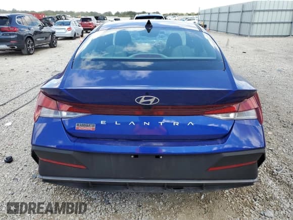 ✅ 2024 Hyundai Elantra SE • VIN: KMHLL4DG5RU740860 • Lot: 47126855. Listed on Copart with 34,990 mi. Free auction sales archive from the USA and detailed vehicle history report at DreamBid. Image 6.