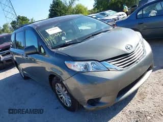 2011 Toyota Sienna XLE AAS with VIN 5TDYK3DC2BS162683, listed as a IAAI auction lot 43076269 with 181,260 mi miles and . Bid and sale history available at DreamBid. Image 1.