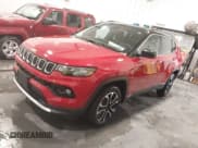 ✅ 2024 Jeep Compass Limited • VIN: 3C4NJDCN7RT584849 • Lot: 41545117. Wystawiony na IAAI z przebiegiem 12 411 mil. Bezpłatny archiwum sprzedaży aukcyjnych z USA i szczegółowy raport historii pojazdu na DreamBid. Zdjęcie 2.