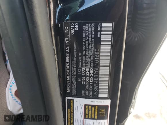 ✅ 2016 Mercedes-Benz C 300 • VIN: 55SWF4KB2GU101680 • Lot: 90817405. Wystawiony na Copart z przebiegiem 89 123 mil. Bezpłatny archiwum sprzedaży aukcyjnych z USA i szczegółowy raport historii pojazdu na DreamBid. Zdjęcie 13.