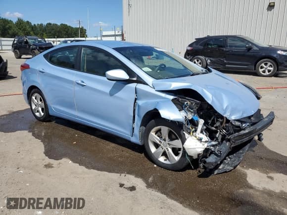 ✅ 2012 Hyundai Elantra GLS • VIN: KMHDH4AE7CU251232 • Lot: 81413055. Listed on Copart with 105,215 mi. Free auction sales archive from the USA and detailed vehicle history report at DreamBid. Image 4.