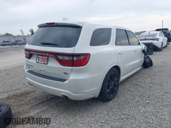 ✅ 2020 Dodge Durango R/T • VIN: 1C4SDJCT3LC248691 • Lot: 40119260. Listed on IAAI with 19,452 mi. Free auction sales archive from the USA and detailed vehicle history report at DreamBid. Image 4.