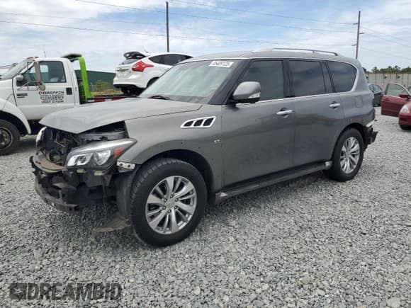 ✅ 2016 Infiniti QX80 • VIN: JN8AZ2NE3G9121495 • Lot: 55489125. Listed on Copart with 114,032 mi. Free auction sales archive from the USA and detailed vehicle history report at DreamBid. Image 1.