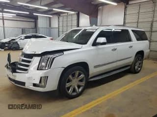 ✅ 2016 Cadillac Escalade ESV Luxury Collection • VIN: 1GYS3HKJ2GR322191 • Lot: 66327305. Listed on Copart with 149,412 mi. Free auction sales archive from the USA and detailed vehicle history report at DreamBid. Image 1.