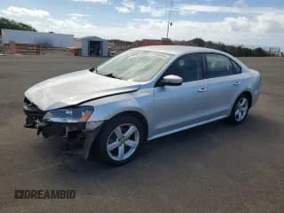 ✅ 2013 Volkswagen Passat Wolfsburg Edition • VIN: 1VWAP7A37DC083820 • Lot: 61404064. Listed on Copart with 100,754 mi. Free auction sales archive from the USA and detailed vehicle history report at DreamBid. Image 1.