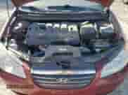 2007 Hyundai Elantra GLS z VIN KMHDU46D47U081347, wystawiony jako Copart lot #73185034 z przebiegiem 198 780 mil mil oraz Szkoda całkowita • Salvage title. Historia ofert i sprzedaży dostępna na DreamBid. Obrazek 13.