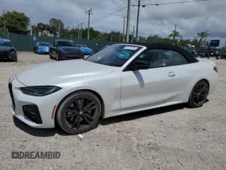 ✅ 2022 BMW 4 Series 430i • VIN: WBA23AT07NCK04217 • Лот: 52579795. Опубликован ранее на Copart с пробегом 21 885 миль. Бесплатный доступ к архиву аукционных продаж из США и подробный отчёт об истории автомобиля на DreamBid. Изображение 1.