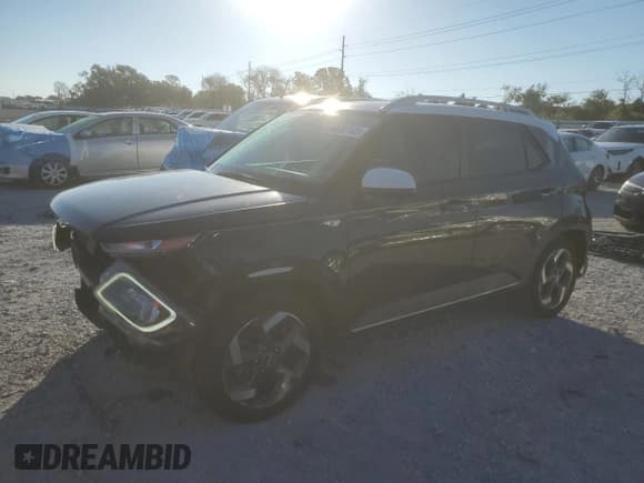 ✅ 2022 Hyundai Venue Limited • VIN: KMHRC8A33NU152789 • Лот: 86666145. Опубликован ранее на Copart с пробегом 52 828 миль. Бесплатный доступ к архиву аукционных продаж из США и подробный отчёт об истории автомобиля на DreamBid. Изображение 1.