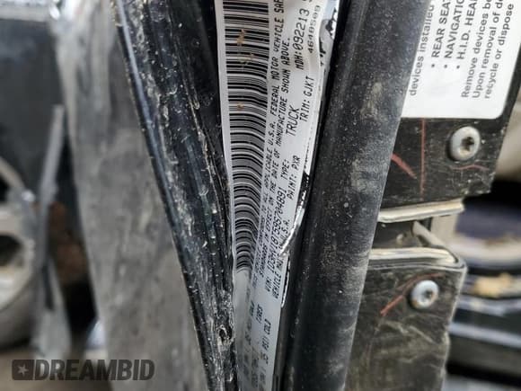 ✅ 2009 Dodge 1500 SLT • VIN: 1D3HV18T59S704891 • Лот: 49258715. Опубликован ранее на Copart с пробегом 153 927 миль. Бесплатный доступ к архиву аукционных продаж из США и подробный отчёт об истории автомобиля на DreamBid. Изображение 12.