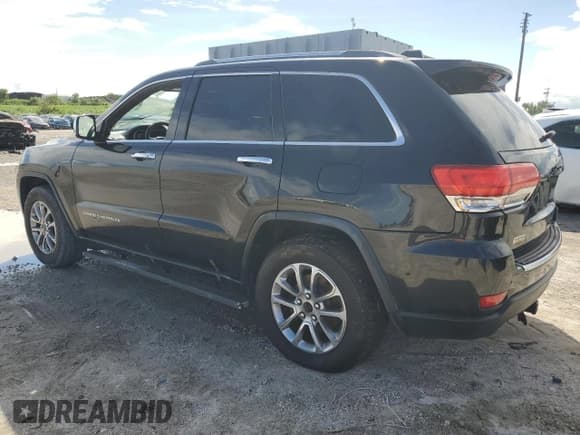✅ 2015 Jeep Grand Cherokee Limited • VIN: 1C4RJEBG9FC235399 • Lot: 84021815. Listed on Copart with 103,322 mi. Free auction sales archive from the USA and detailed vehicle history report at DreamBid. Image 2.