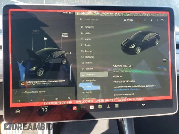 ✅ 2020 Tesla Model 3 Long Range • VIN: 5YJ3E1EB7LF741489 • Lot: 54763075. Wystawiony na Copart z przebiegiem 45 366 mil. Bezpłatny archiwum sprzedaży aukcyjnych z USA i szczegółowy raport historii pojazdu na DreamBid. Zdjęcie 9.