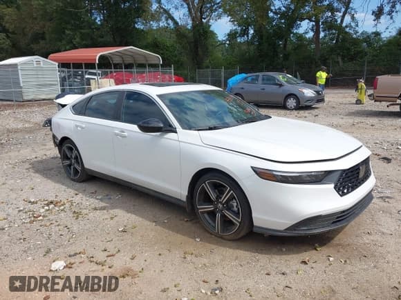 ✅ 2024 Honda Accord Sport • VIN: 1HGCY2F50RA010914 • Лот: 43160465. Опубликован ранее на IAAI с пробегом Не указан. Бесплатный доступ к архиву аукционных продаж из США и подробный отчёт об истории автомобиля на DreamBid. Изображение 1.