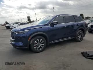 ✅ 2022 Infiniti QX60 Pure • VIN: 5N1DL1ER5NC333799 • Лот: 45868765. Опубликован ранее на Copart с пробегом 56 526 миль. Бесплатный доступ к архиву аукционных продаж из США и подробный отчёт об истории автомобиля на DreamBid. Изображение 1.