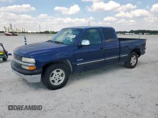 2001 Chevrolet Silverado 1500 LS with VIN 2GCEC19V511182849, listed as a Copart auction lot 85094155 with 128,562 mi miles and Salvage title. Bid and sale history available at DreamBid. Image 1.