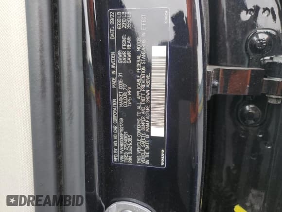 ✅ 2023 Volvo XC90 Plus • VIN: YV4H600N9P1921759 • Lot: 80649285. Wystawiony na Copart z przebiegiem 36 396 mil. Bezpłatny archiwum sprzedaży aukcyjnych z USA i szczegółowy raport historii pojazdu na DreamBid. Zdjęcie 14.