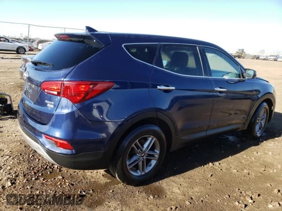 ✅ 2017 Hyundai Santa Fe 2.4L • VIN: 5XYZTDLB3HG411644 • Лот: 48133593. Опубликован ранее на Copart с пробегом 105 056 миль. Бесплатный доступ к архиву аукционных продаж из США и подробный отчёт об истории автомобиля на DreamBid. Изображение 3.