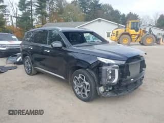 ✅ 2021 Hyundai Palisade Calligraphy • VIN: KM8R74HE6MU323330 • Lot: 43561326. Listed on IAAI with 46,402 mi. Free auction sales archive from the USA and detailed vehicle history report at DreamBid. Image 1.