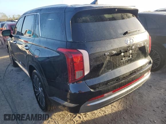 ✅ 2025 Hyundai Palisade Calligraphy • VIN: KM8R74GE5SU834672 • Лот: 77104094. Опубликован ранее на Copart с пробегом 116 миль. Бесплатный доступ к архиву аукционных продаж из США и подробный отчёт об истории автомобиля на DreamBid. Изображение 2.