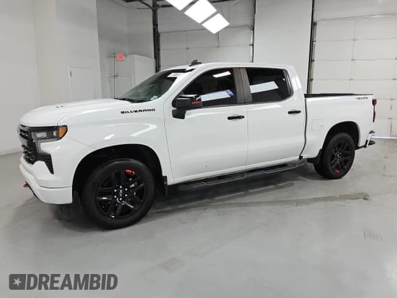 ✅ 2023 Chevrolet Silverado 1500 RST • VIN: 1GCUDEEL8PZ124951 • Lot: 80171335. Listed on Copart with 54,940 mi. Free auction sales archive from the USA and detailed vehicle history report at DreamBid. Image 1.