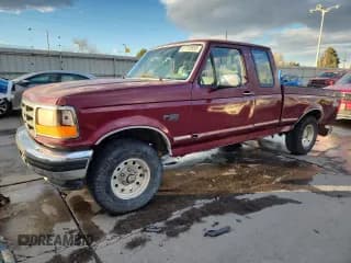 ✅ 1996 Ford F-150 • VIN: 1FTEX14N2TKA16013 • Lot: 91723555. Listed on Copart with 222,026 mi. Free auction sales archive from the USA and detailed vehicle history report at DreamBid. Image 1.