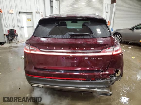 ✅ 2020 Lincoln Nautilus Standard • VIN: 2LMPJ8J97LBL01083 • Lot: 45018455. Listed on Copart with 52,307 mi. Free auction sales archive from the USA and detailed vehicle history report at DreamBid. Image 6.