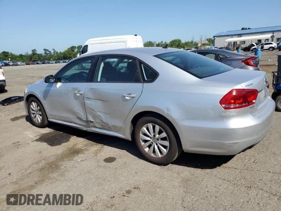 ✅ 2013 Volkswagen Passat S • VIN: 1VWAP7A35DC046457 • Lot: 61767945. Listed on Copart with 148,650 mi. Free auction sales archive from the USA and detailed vehicle history report at DreamBid. Image 2.