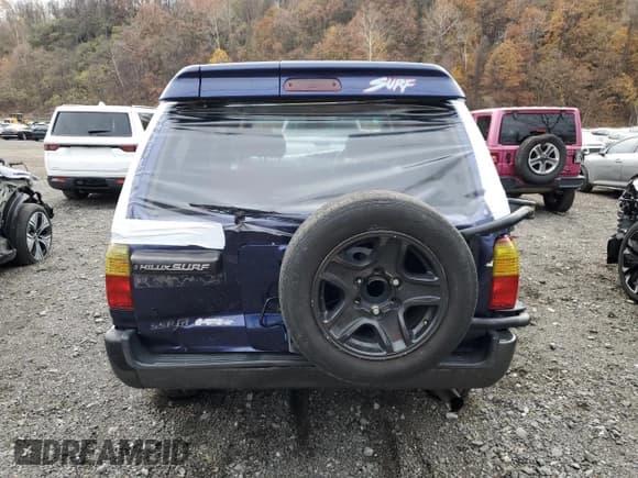 ✅ 1997 Toyota Hilux • VIN: KZN1859006586 • Lot: 92858915. Wystawiony na Copart z przebiegiem 266 802 mil. Bezpłatny archiwum sprzedaży aukcyjnych z USA i szczegółowy raport historii pojazdu na DreamBid. Zdjęcie 6.