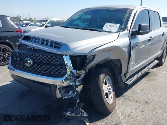 ✅ 2021 Toyota Tundra SR5 • VIN: 5TFEY5F12MX292999 • Lot: 42008779. Listed on IAAI with 46,684 mi. Free auction sales archive from the USA and detailed vehicle history report at DreamBid. Image 6.