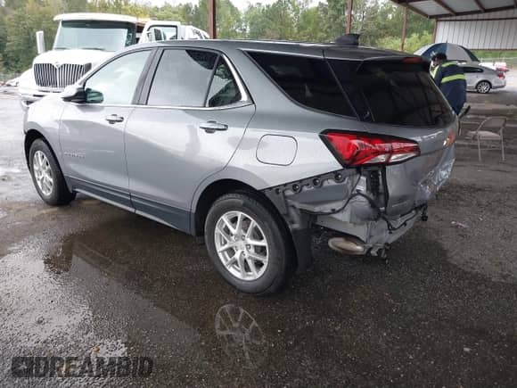 2024 Chevrolet Equinox LT with VIN 3GNAXJEGXRL280268, listed as a IAAI auction lot 43477357 with 66,859 mi miles and . Bid and sale history available at DreamBid. Image 3.
