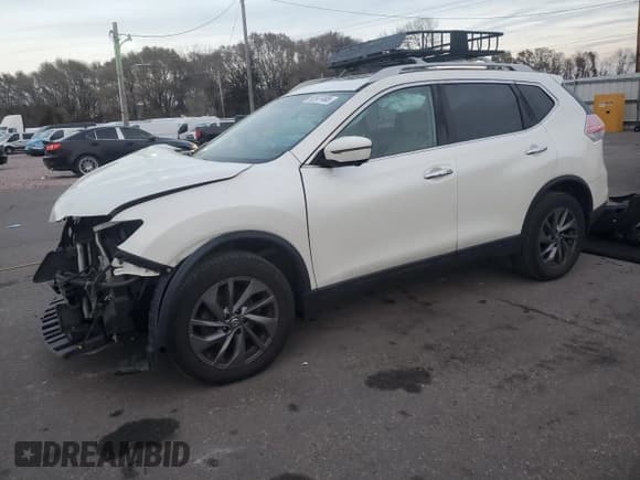 ✅ 2016 Nissan Rogue SL • VIN: 5N1AT2MV4GC882386 • Lot: 92927495. Listed on Copart with 114,798 mi. Free auction sales archive from the USA and detailed vehicle history report at DreamBid. Image 1.