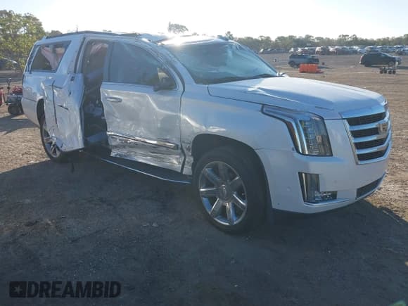 ✅ 2019 Cadillac Escalade ESV Luxury • VIN: 1GYS3HKJ1KR155783 • Lot: 41099774. Wystawiony na IAAI z przebiegiem 60 610 mil. Bezpłatny archiwum sprzedaży aukcyjnych z USA i szczegółowy raport historii pojazdu na DreamBid. Zdjęcie 1.