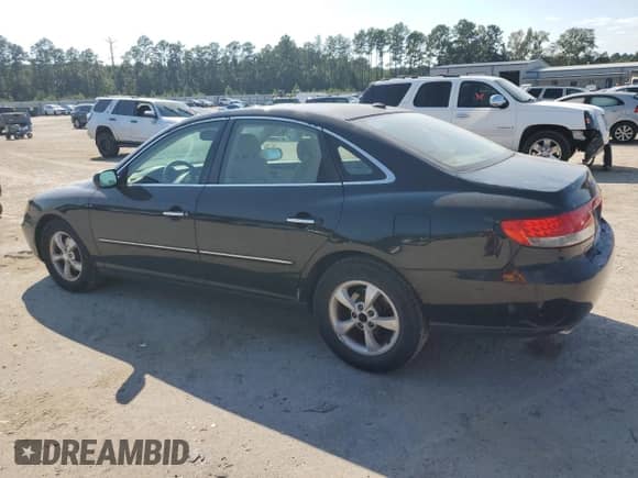 2007 Hyundai Azera GLS с VIN KMHFC46D47A236539, выставлен на аукционе Copart как лот 80726095 с пробегом 202 208 миль миль и Списание • Salvage title. История ставок и продаж доступна на DreamBid. Изображение 2.