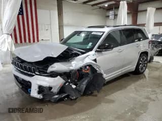 ✅ 2023 Jeep Grand Cherokee Overland • VIN: 1C4RJYD67PC671000 • Lot: 57944125. Listed on Copart with 4,501 mi. Free auction sales archive from the USA and detailed vehicle history report at DreamBid. Image 1.
