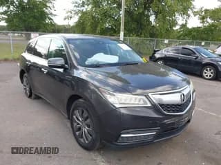 ✅ 2016 Acura MDX Technology • VIN: 5FRYD4H45GB010118 • Lot: 43110152. Listed on IAAI with 151,100 mi. Free auction sales archive from the USA and detailed vehicle history report at DreamBid. Image 1.